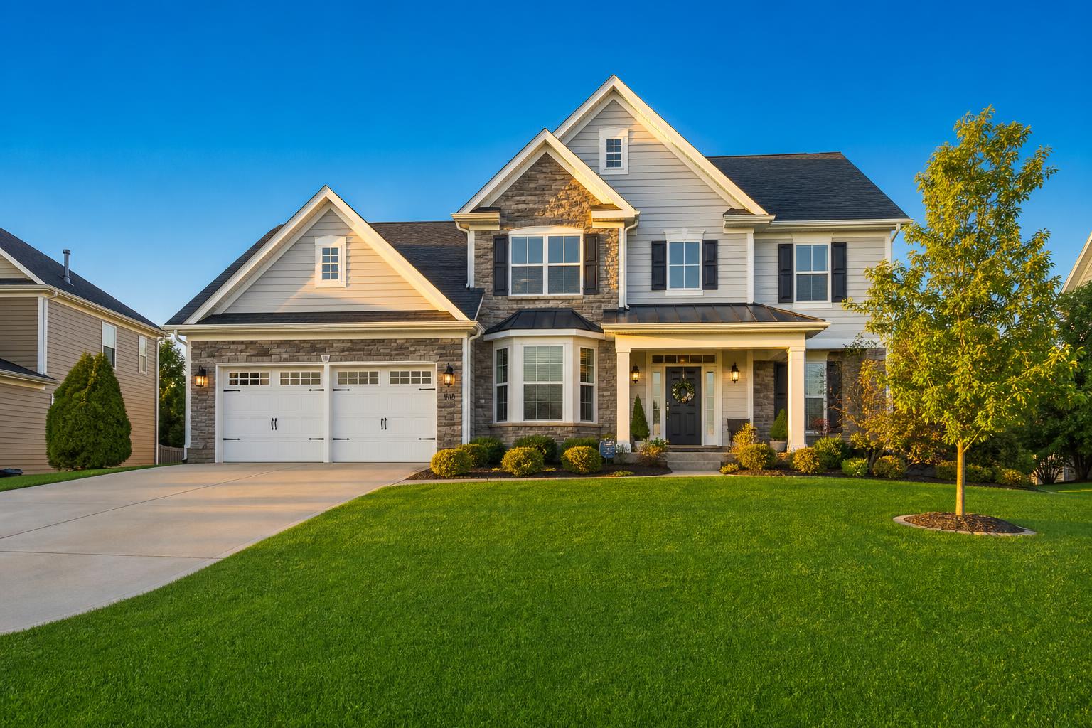 House exterior — enhanced