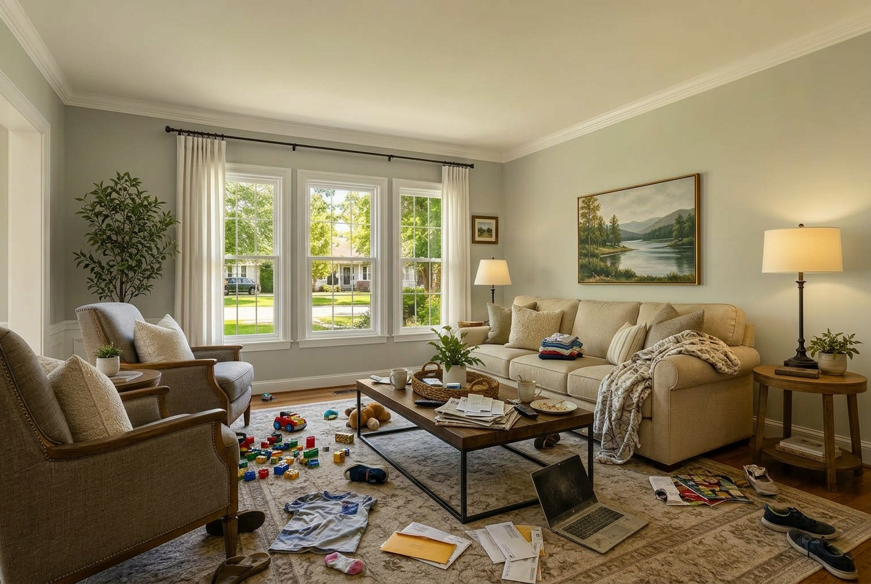 Living room interior — original