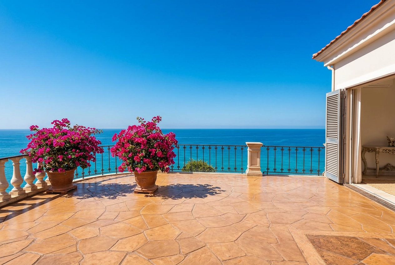 Sea-view villa — enhanced